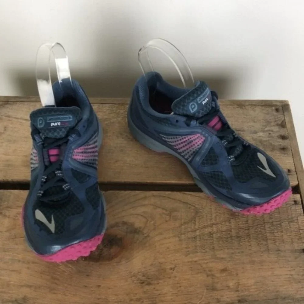 BROOKS Pure Grit blue trail running sneakers us women's size 7 EUC_3